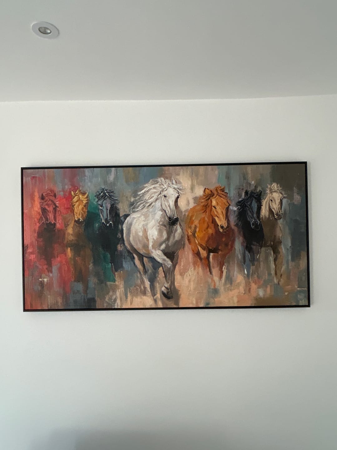 Customer photo review of Contemporary Horse Art #HA037
