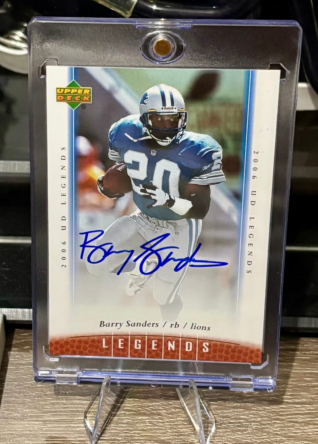 Customer photo review of Barry Sanders Autograph Signing