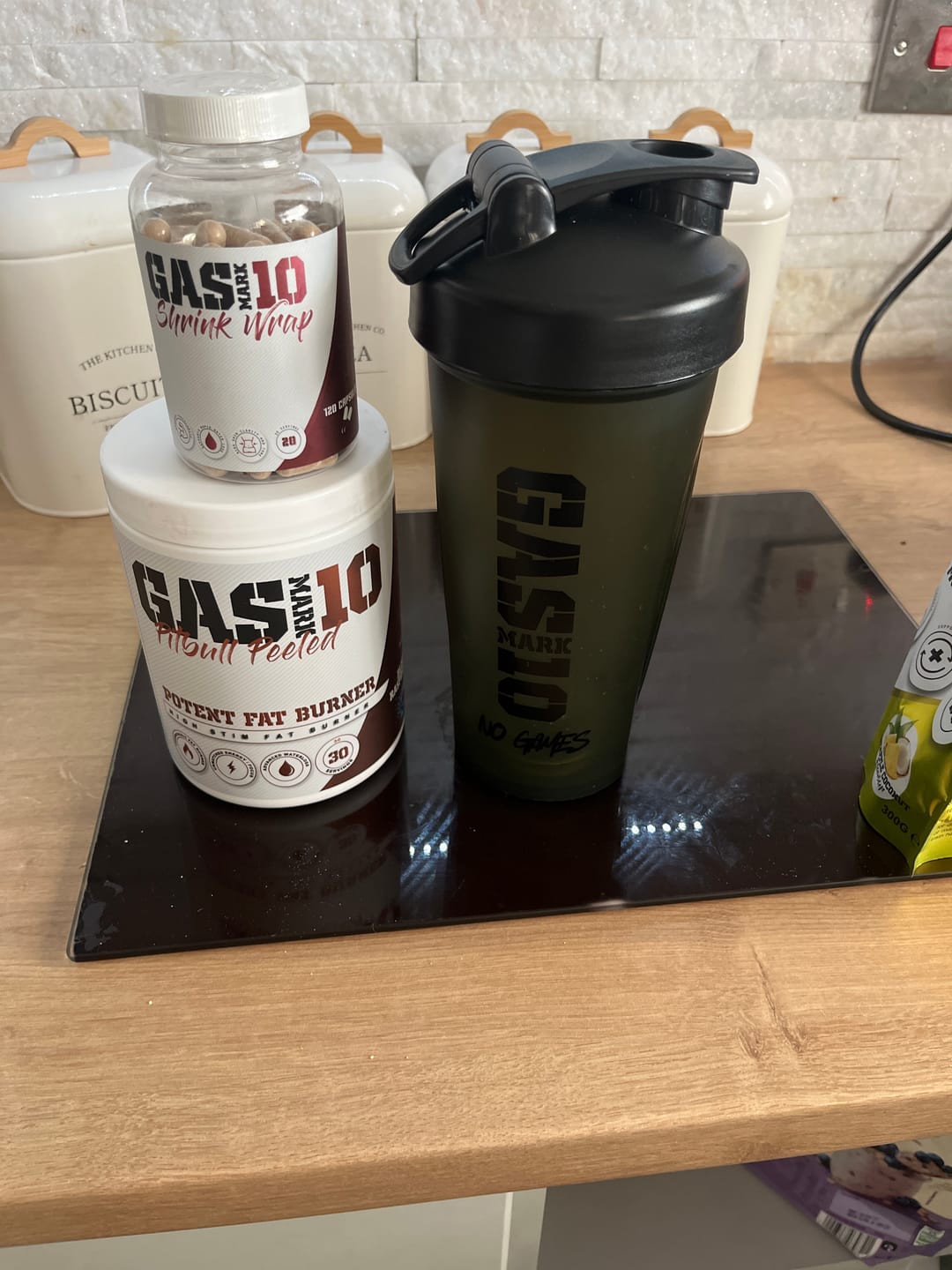 Customer photo review of GM10 Khaki No Games Shaker