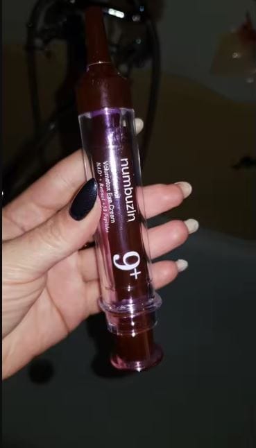 Customer photo review of Numbuzin No.9 NAD+ Retinol – Trattamento Intensivo Contorno Occhi