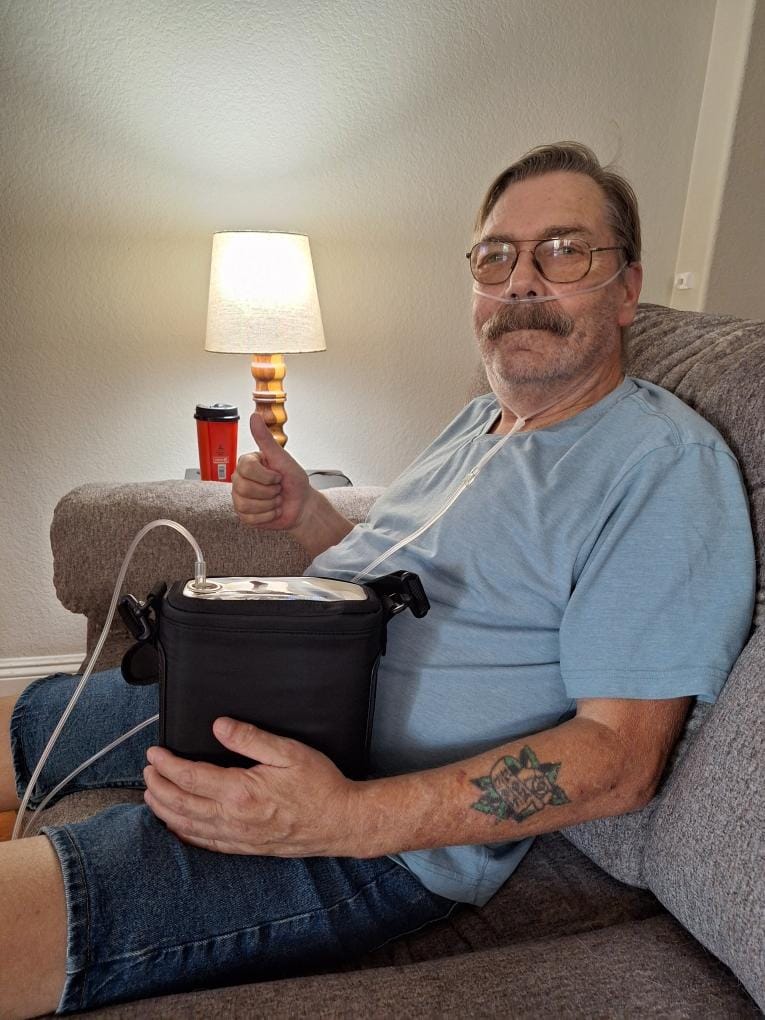 Customer photo review of New VARON VP-8G | Pulse Flow Portable Oxygen Concentrator (1-8 settings)