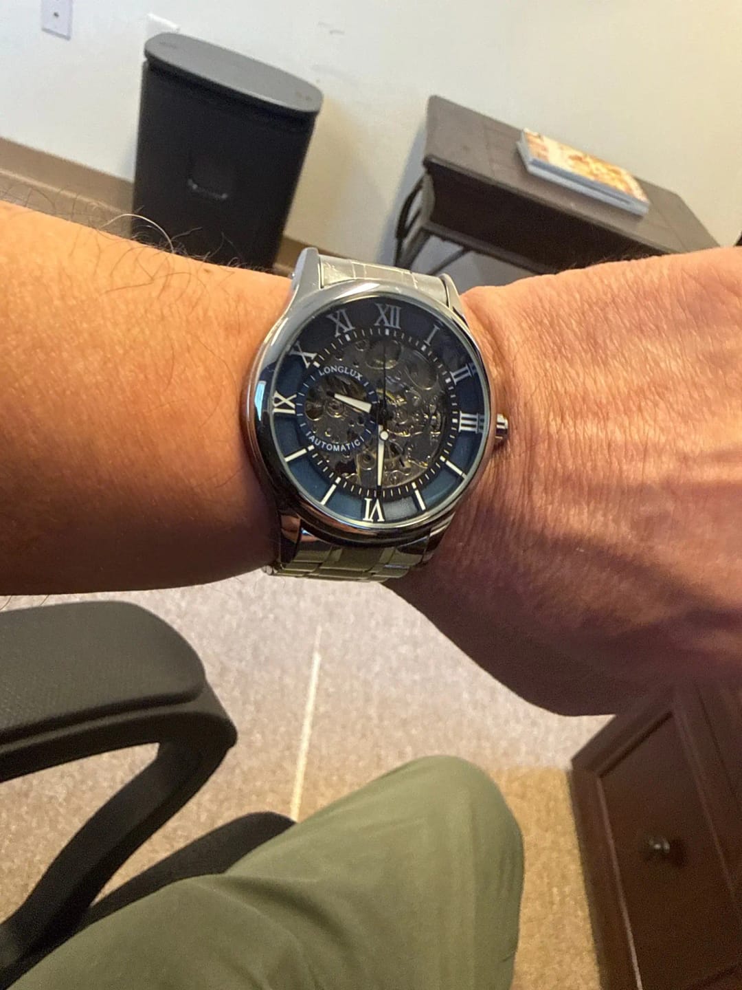 Customer photo review of Reloj Amox Skeleton Automático