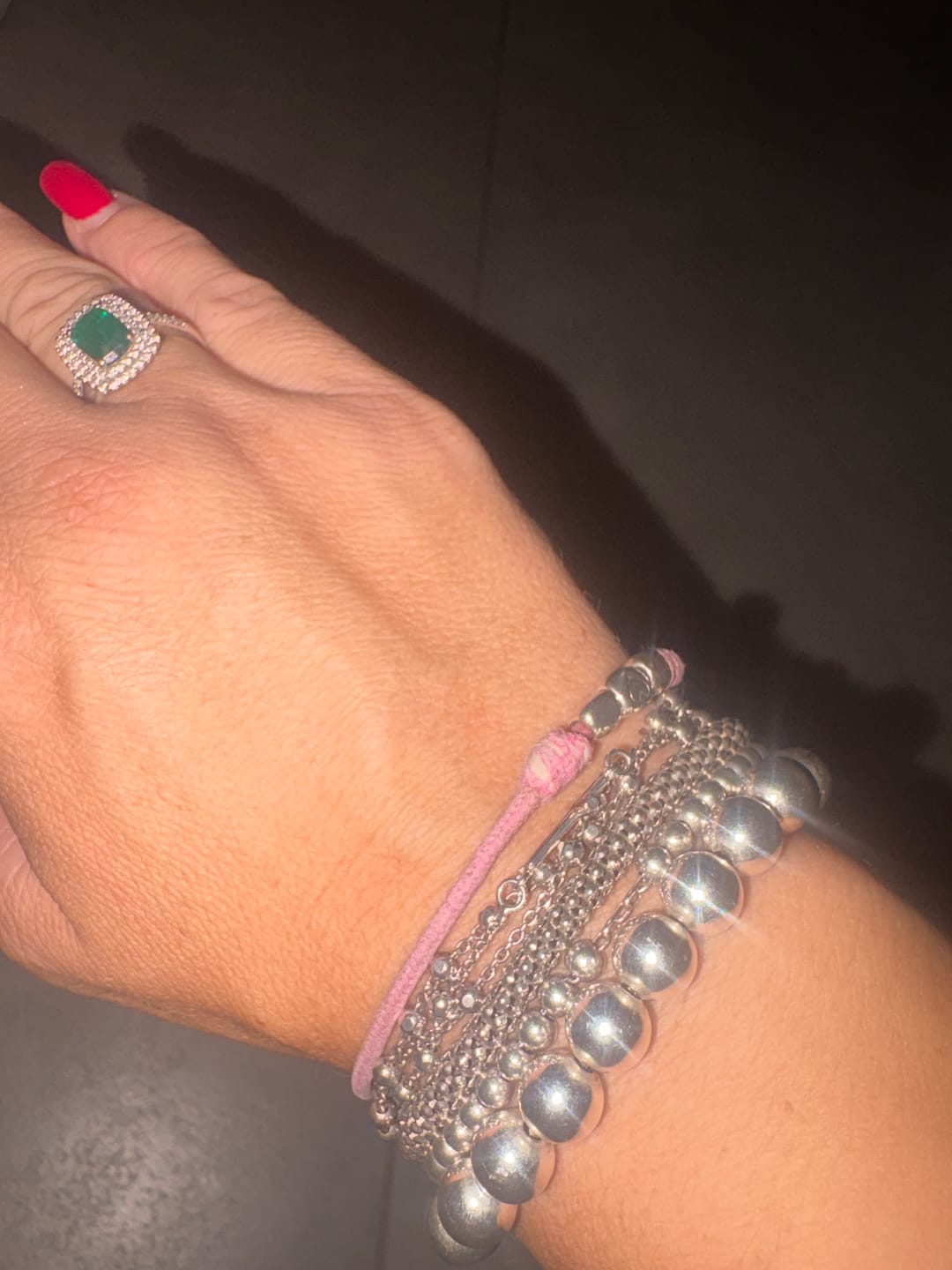 Customer photo review of Bracciale Sfere Maxi
