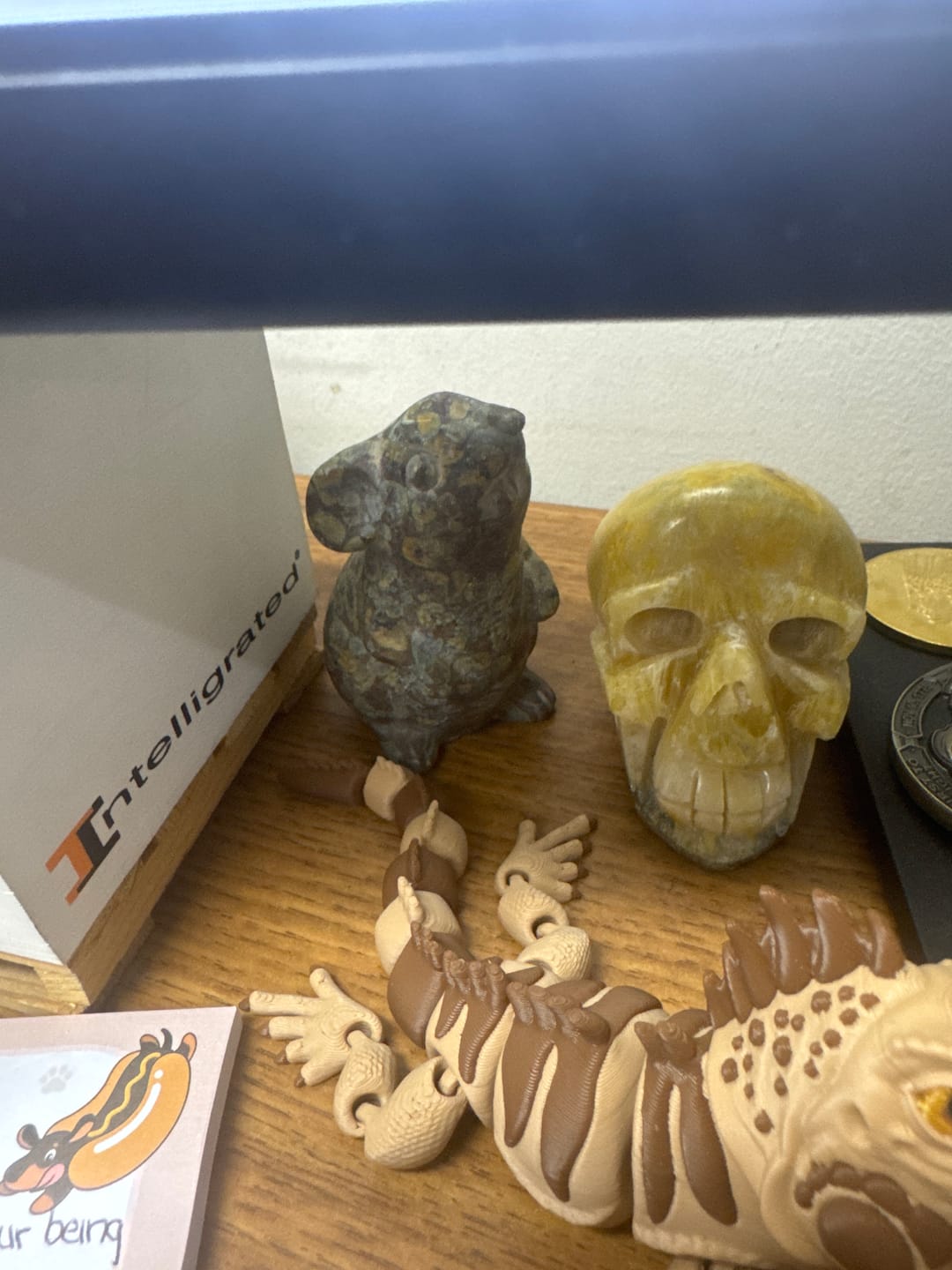 Customer photo review of Natural Conglomerate Jasper Mouse