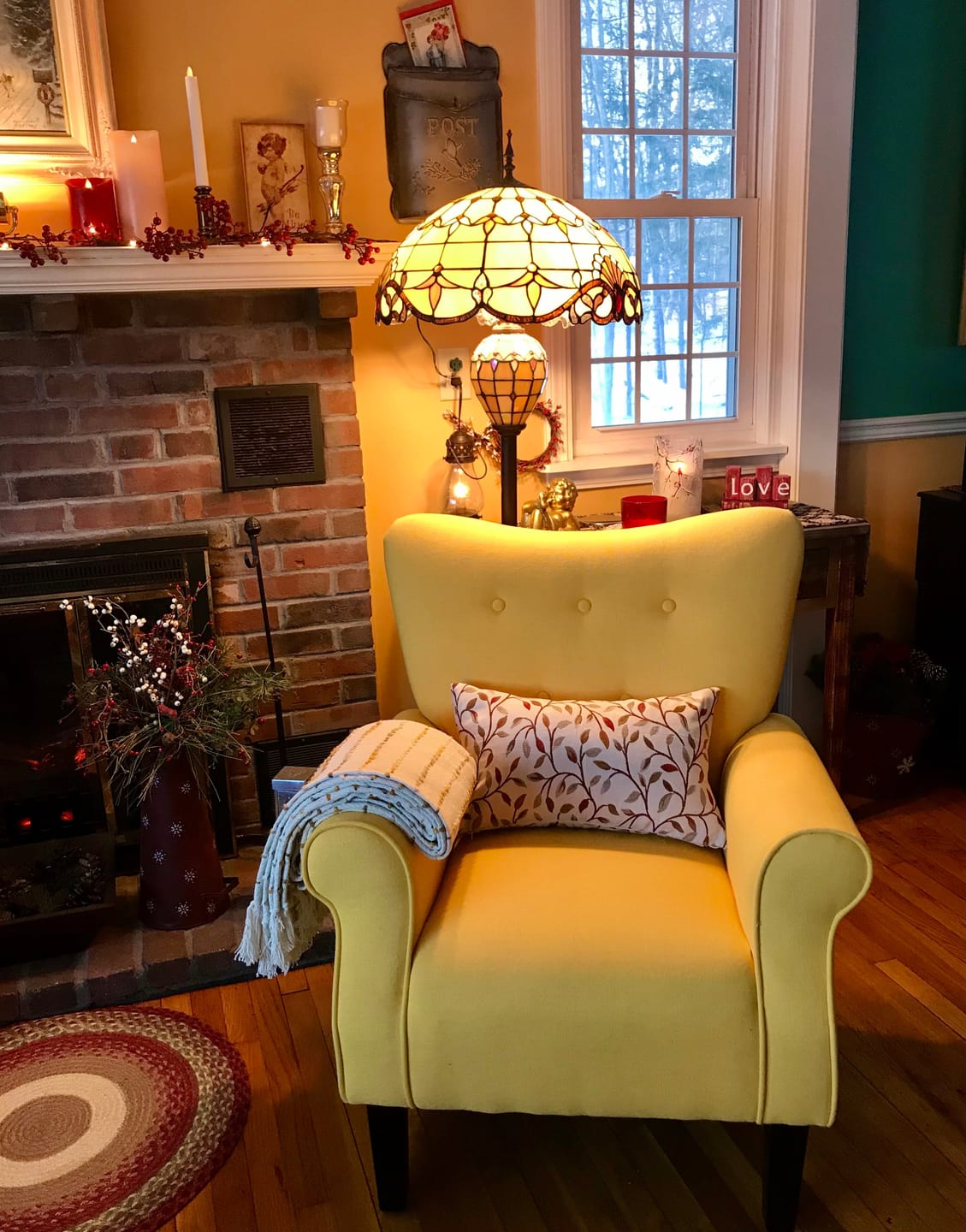 Customer photo review of Allston High Back Upholstered Accent Armchair