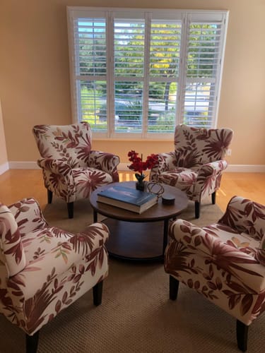 Customer photo review of Allston High Back Upholstered Accent Armchair