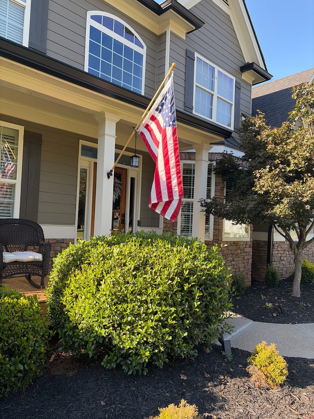 Customer photo review of 3' x 5' American Flag Set