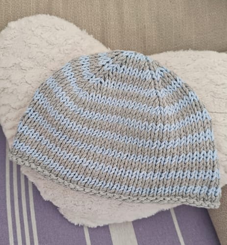 Customer photo review of KNITTING KIT COCO BEANIE