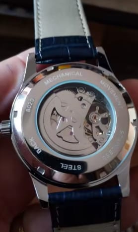 Customer photo review of Reloj Amox Skeleton Automático