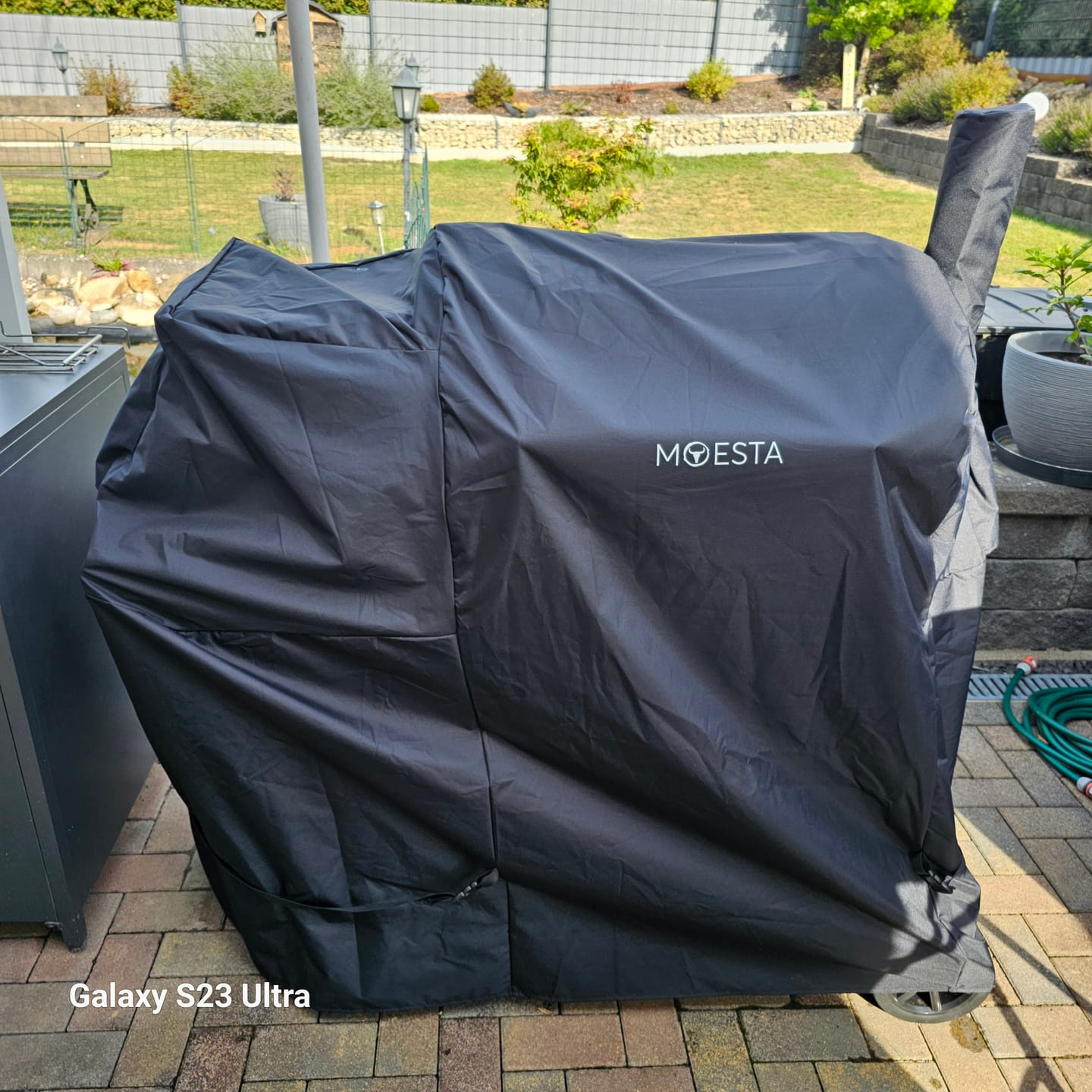 Customer photo review of Sheriff Abdeckhaube – Pelletgrill Schutzhaube