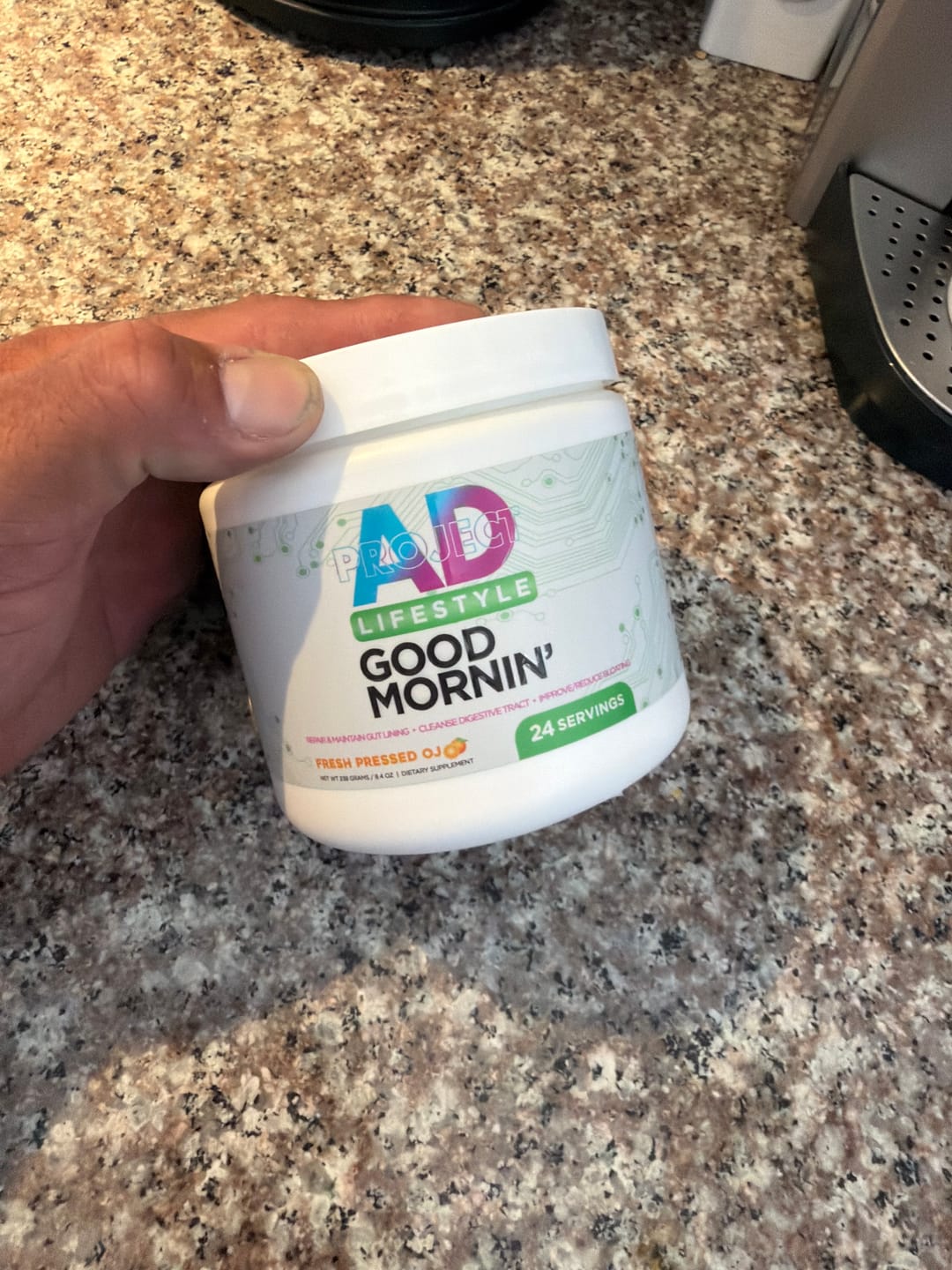 Customer photo review of Good Mornin | Detox and Gut Performance Drink