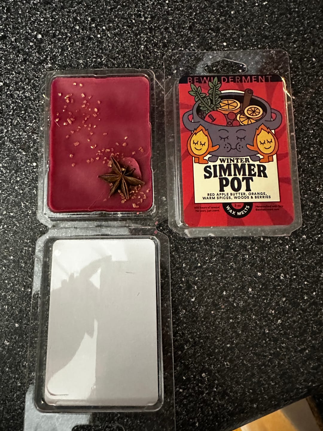 Customer photo review of Winter Simmer Pot Wax Melts