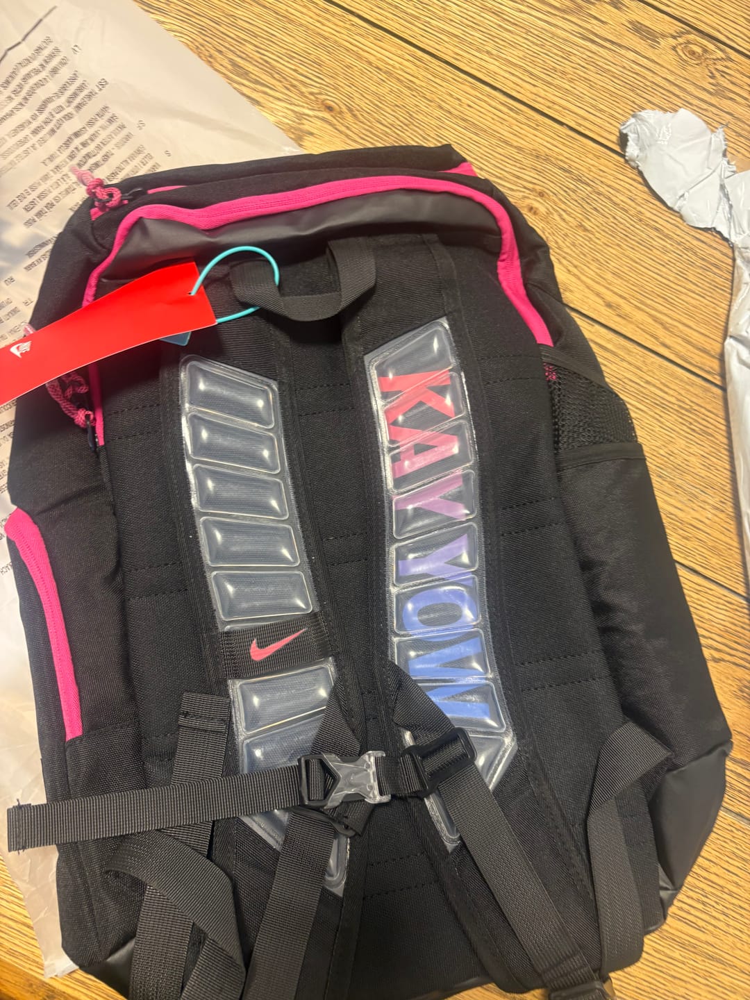 Customer photo review of Hoop Armour™ Elite Backpack "Kay Yow"