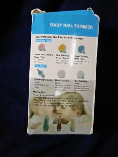 Customer photo review of NailCare Baby מכשיר לטיפוח ציפורני התינוק