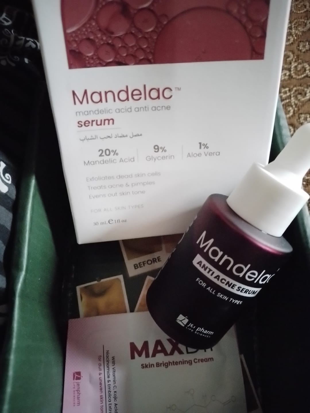 Customer photo review of MandelAC Serum
