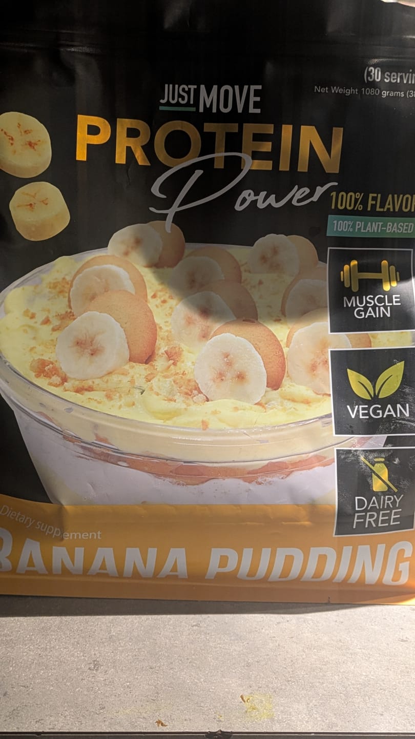 Customer photo review of Banana Pudding Protein