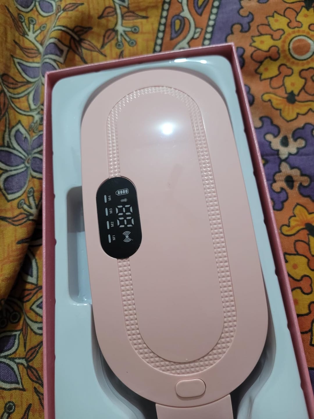 Customer photo review of Thermiva™ - Portable Cordless Heating & Vibration Belt for Menstrual Cramps