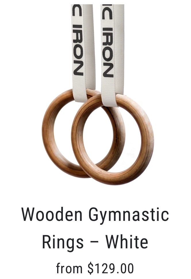 Customer photo review of Wood Gymnastic Rings