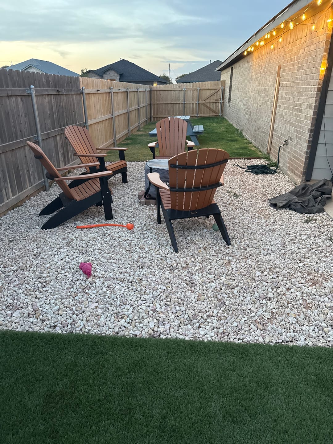 Customer photo review of Set of 6 Adirondack Chairs Original King Size
