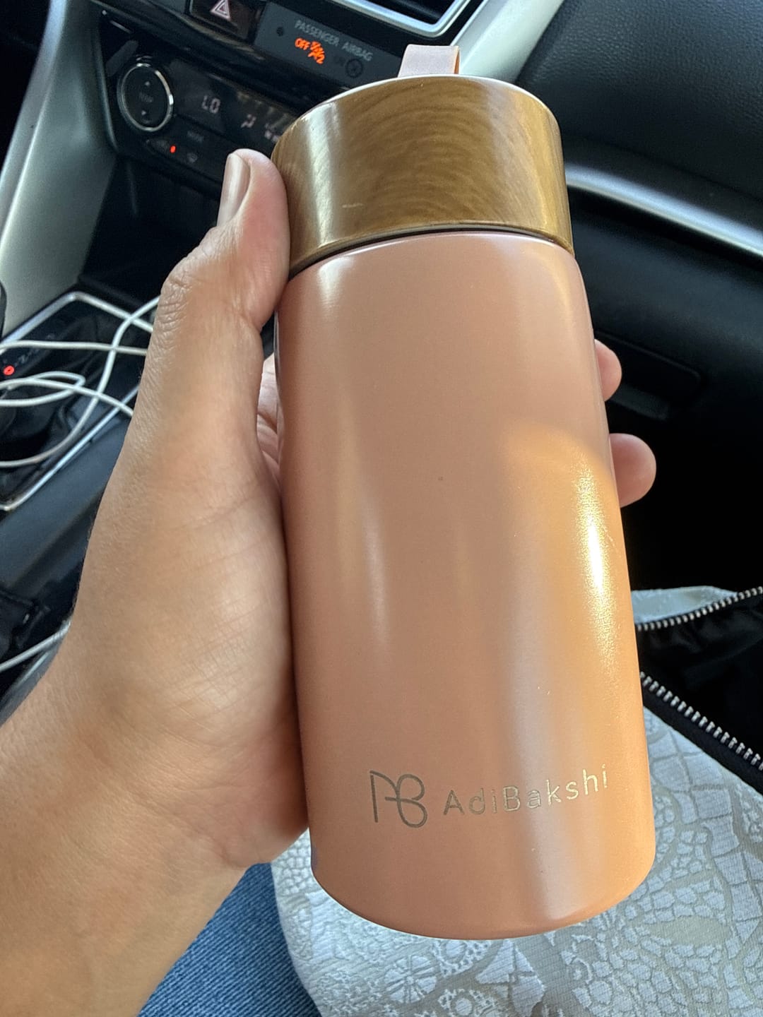 Customer photo review of בקבוק תרמי ורוד
