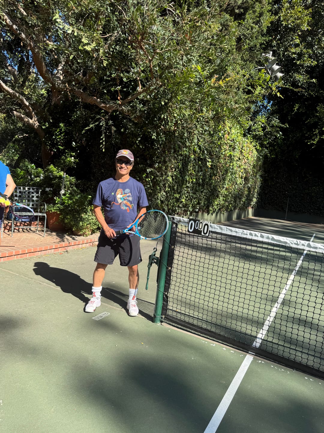 Customer photo review of Tennis Lion T-Shirt