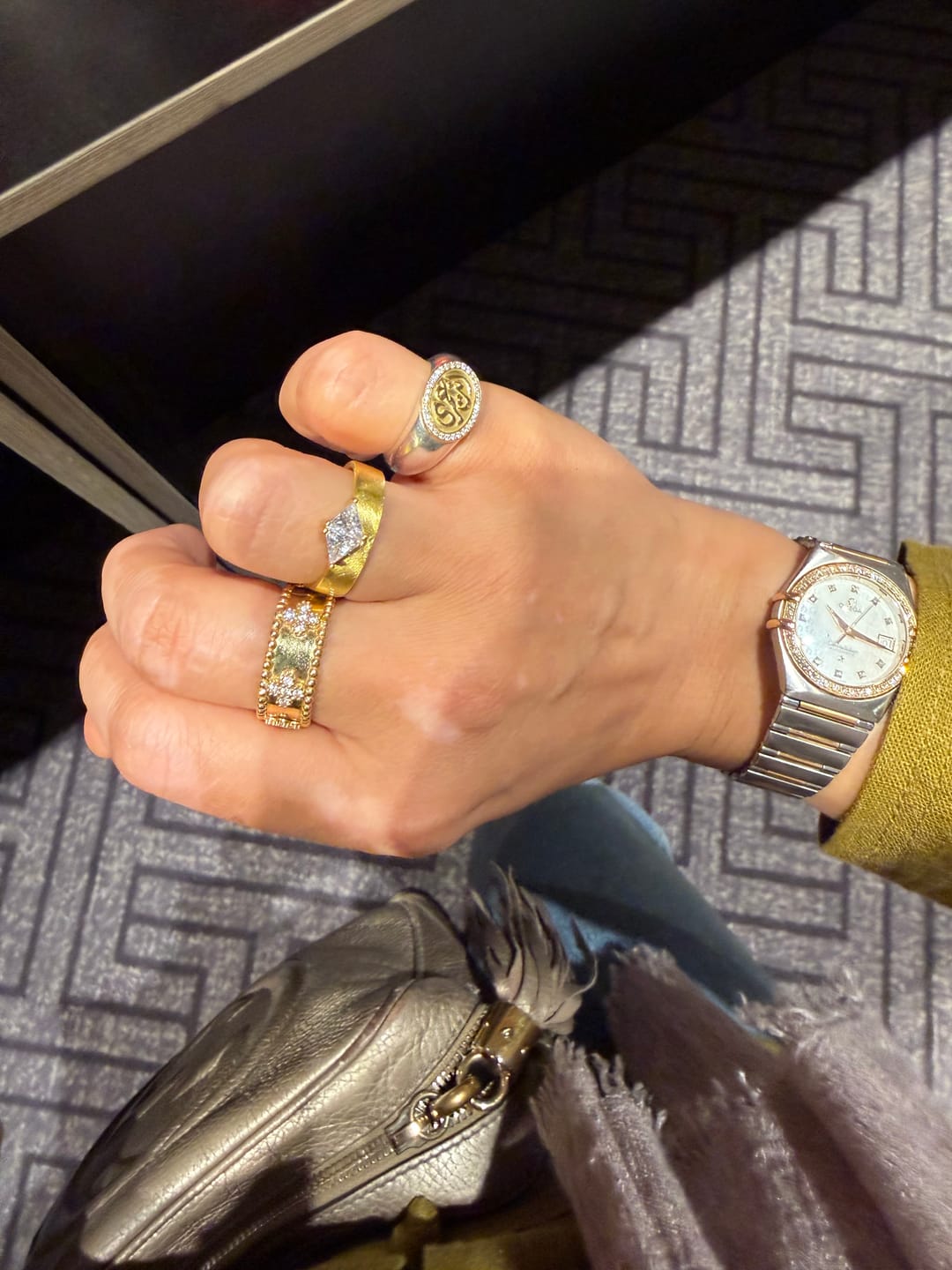 Customer photo review of Teardrop Matte Ring