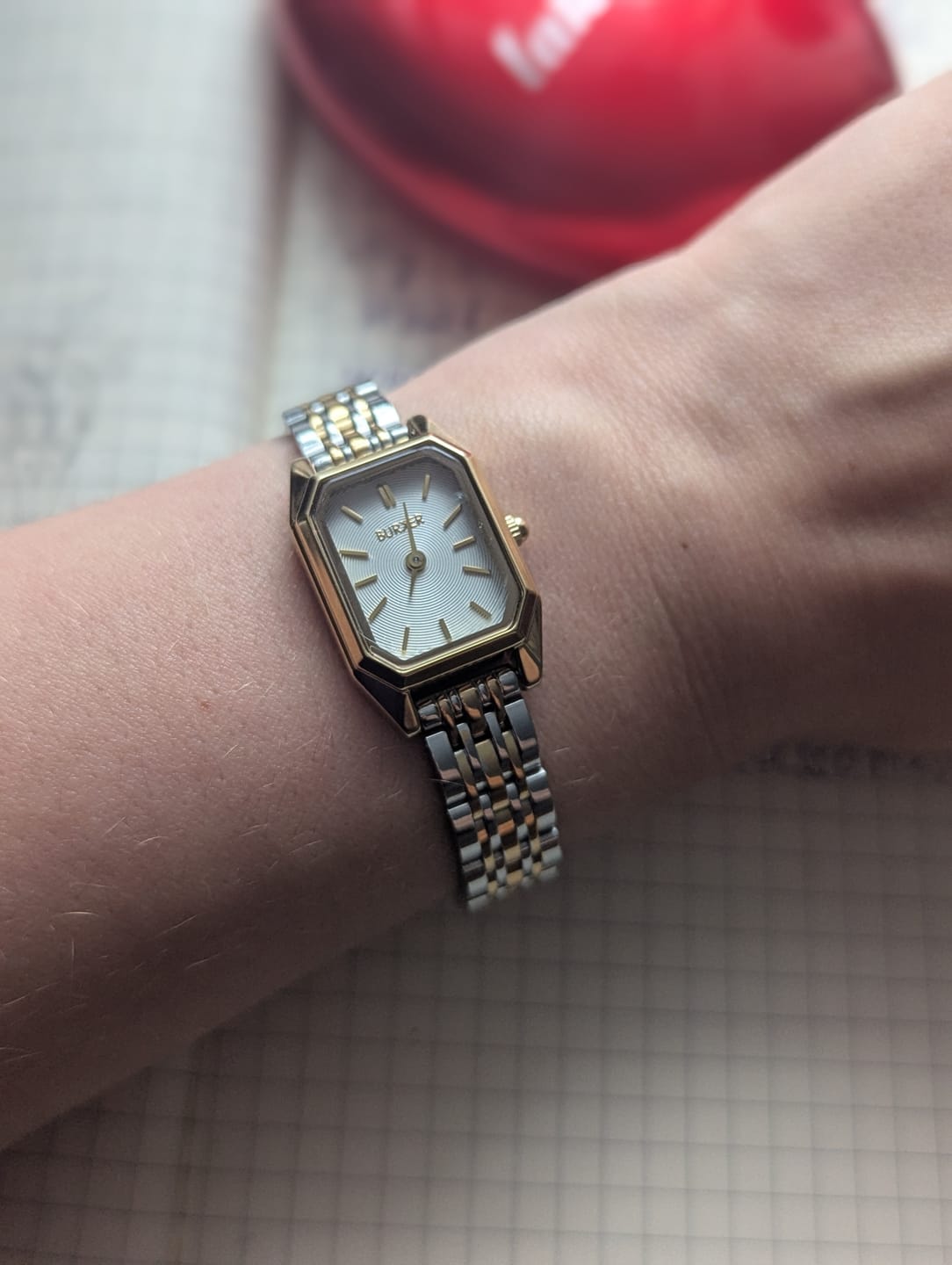 Customer photo review of Isabell Petite Gold Silver