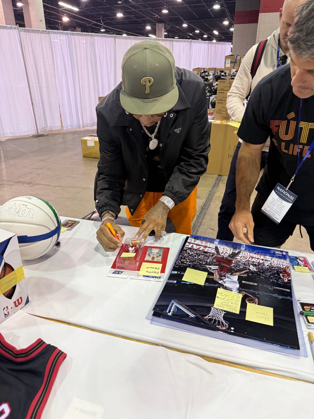 Customer photo review of Allen Iverson Autograph Signing