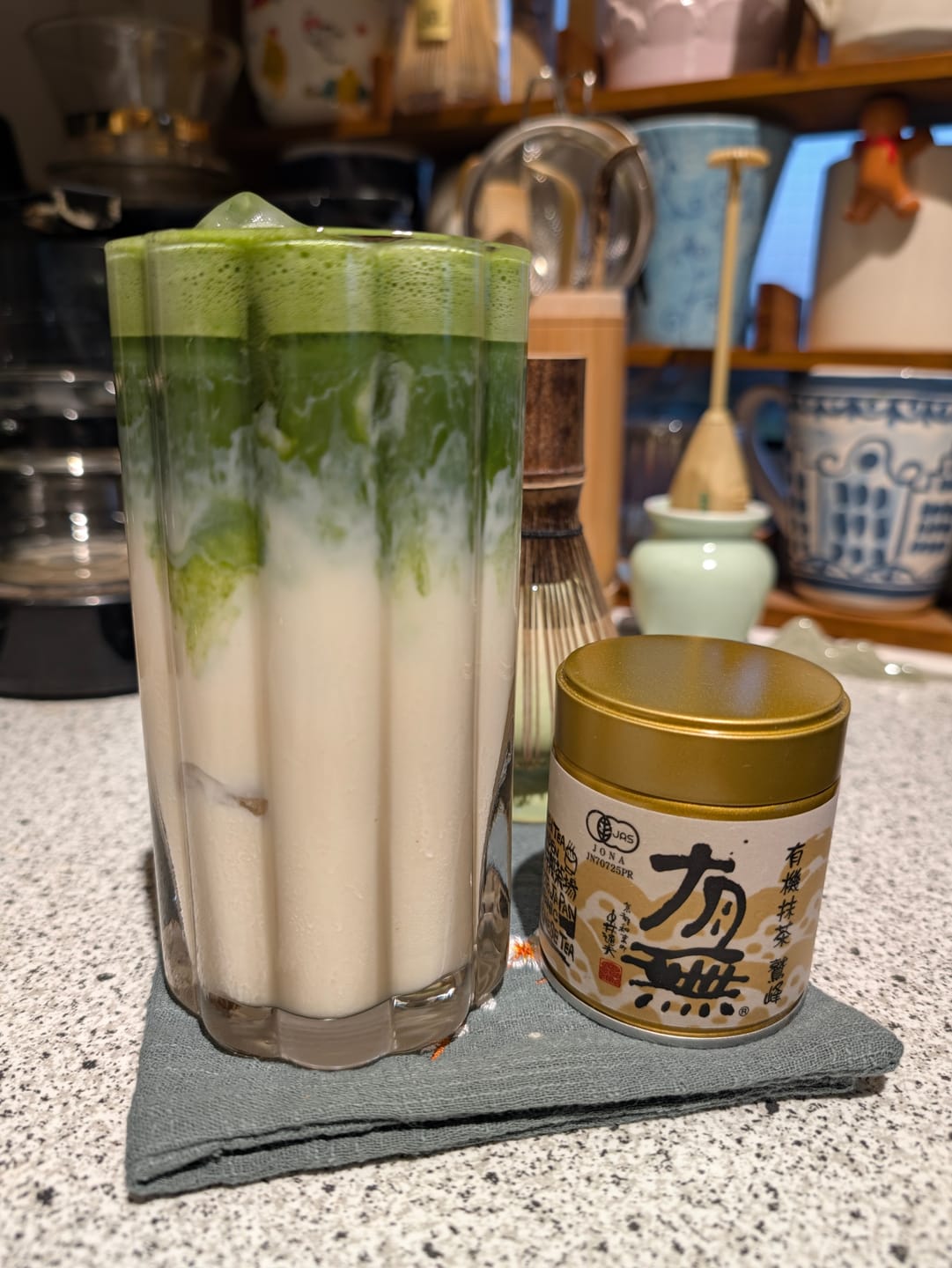 Customer photo review of Washimine Ceremonial Matcha Tea