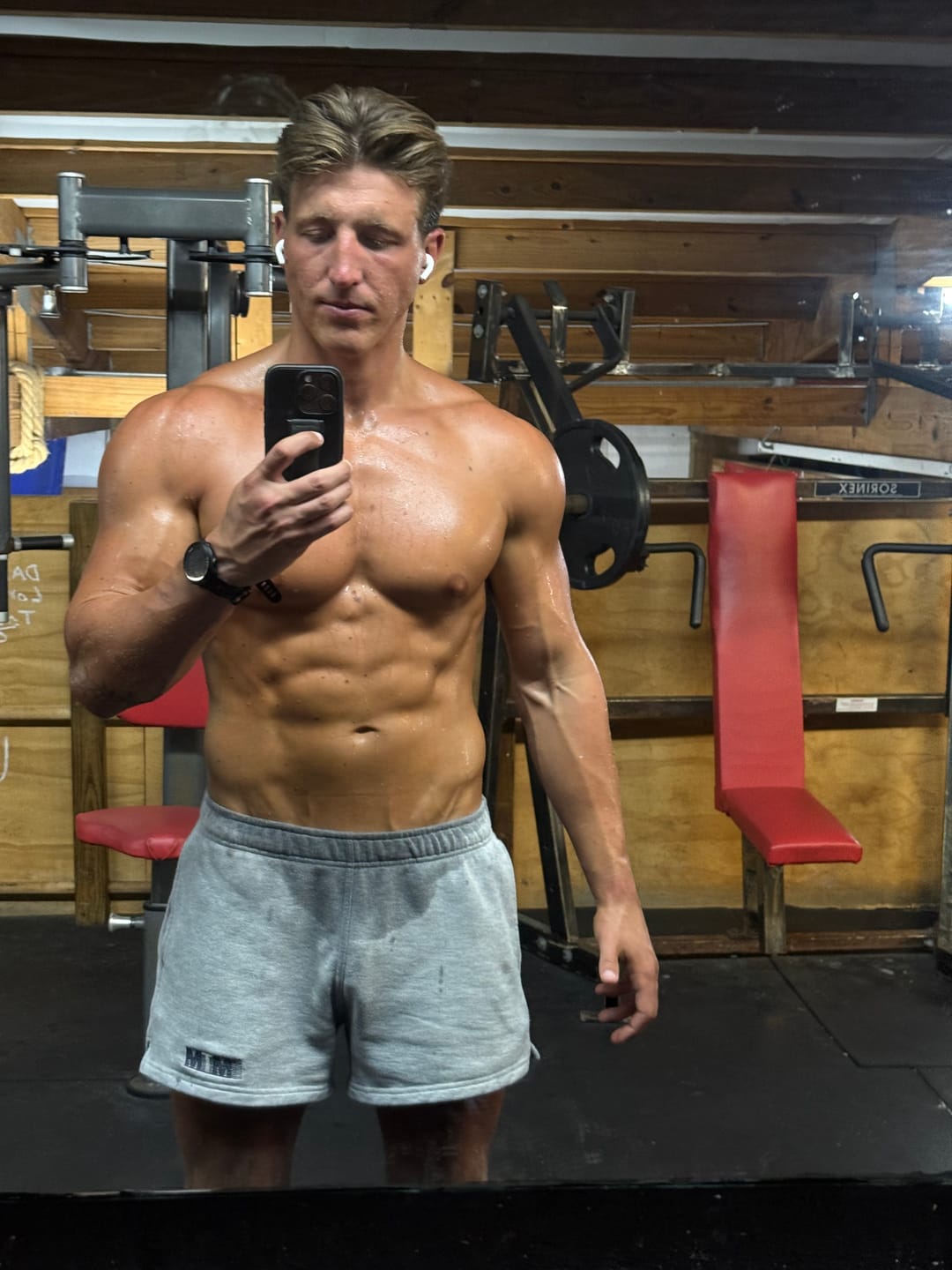 Customer photo review of Classic Cotton Shorts - Grey