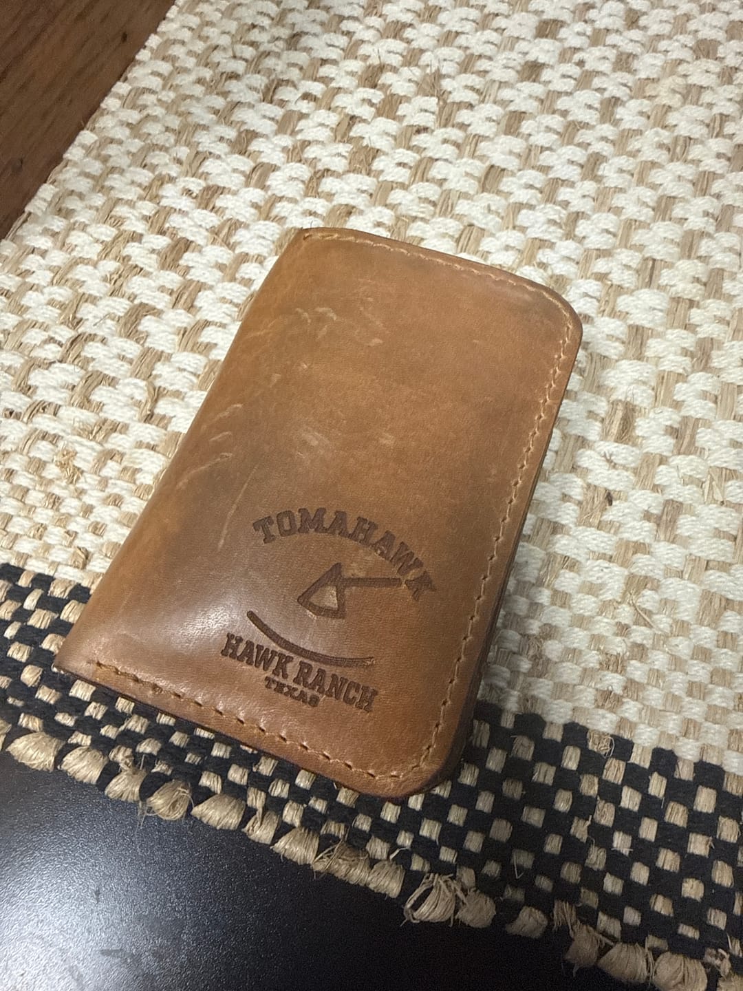 Customer photo review of The Tyler Vertical Wallet