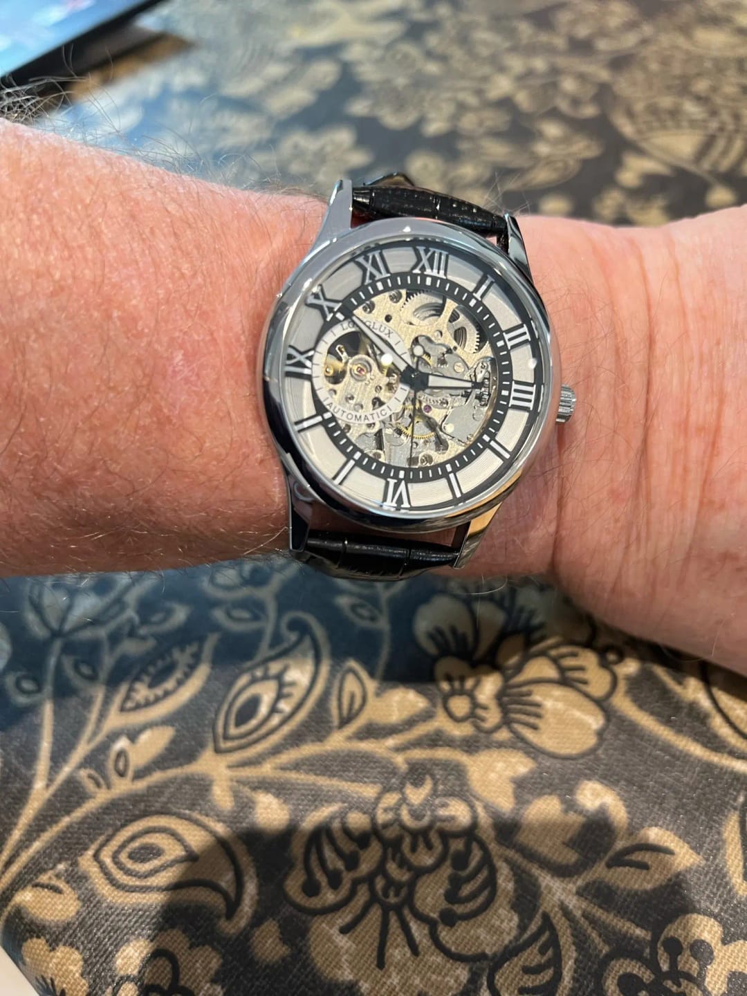 Customer photo review of Reloj Amox Skeleton Automático