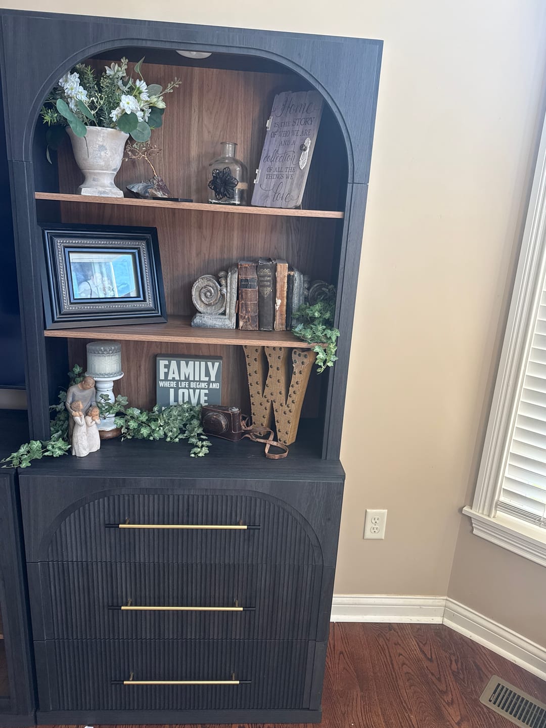 Customer photo review of Jagger 72" Tall Modern Bookcases (Set of 2)