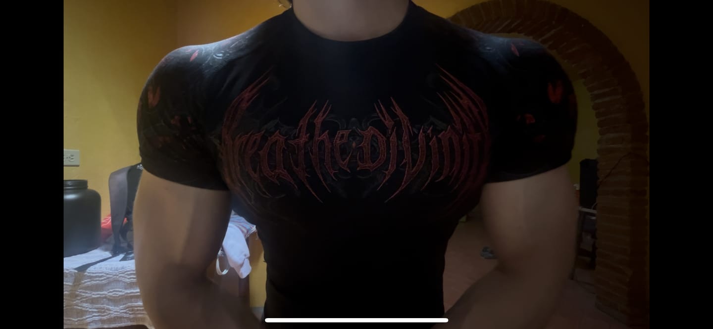 Customer photo review of Void Tech™ Armored Short Sleeve Compression [NIGHTMARE]