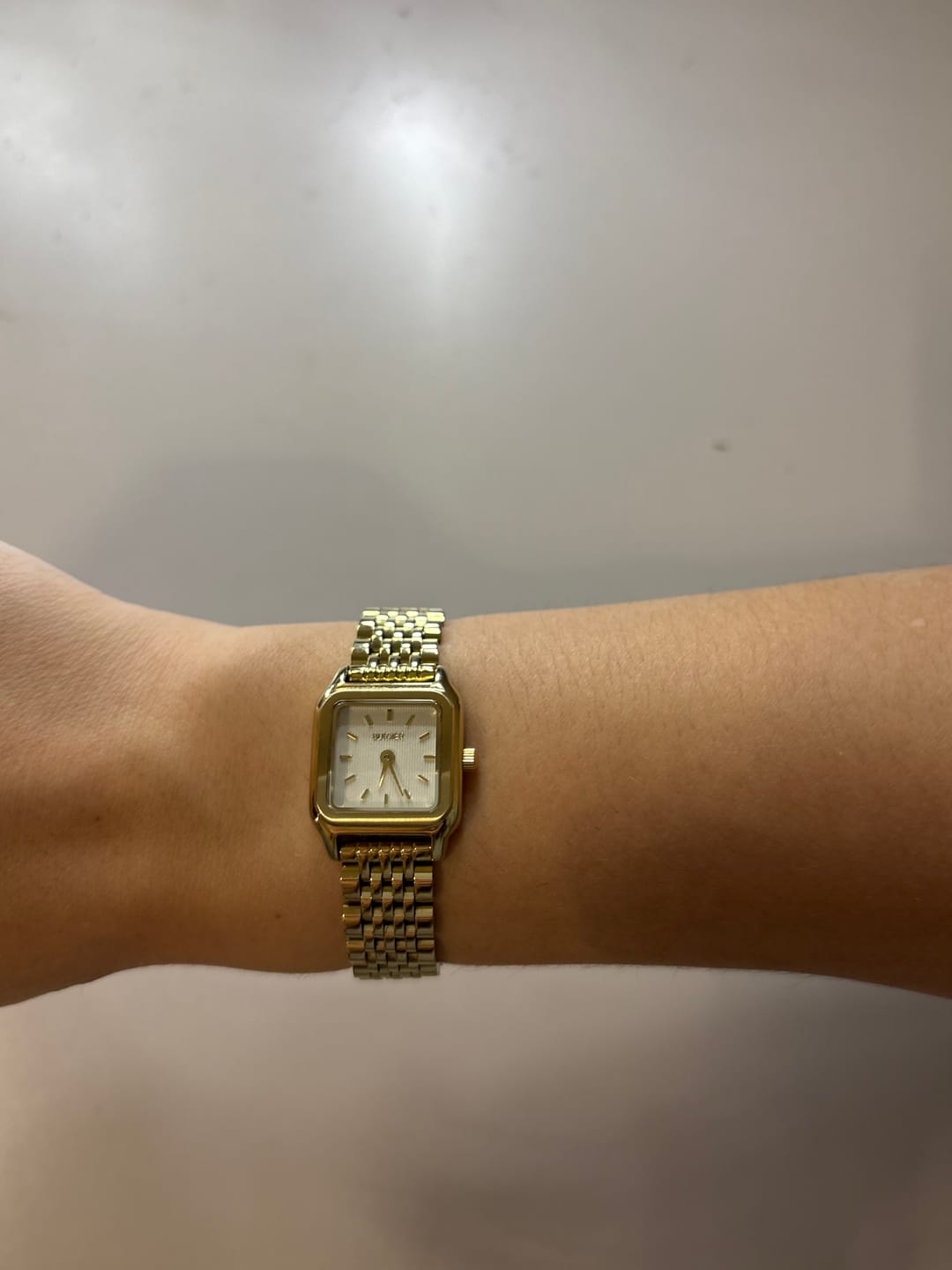 Customer photo review of Macy Petite Gold White