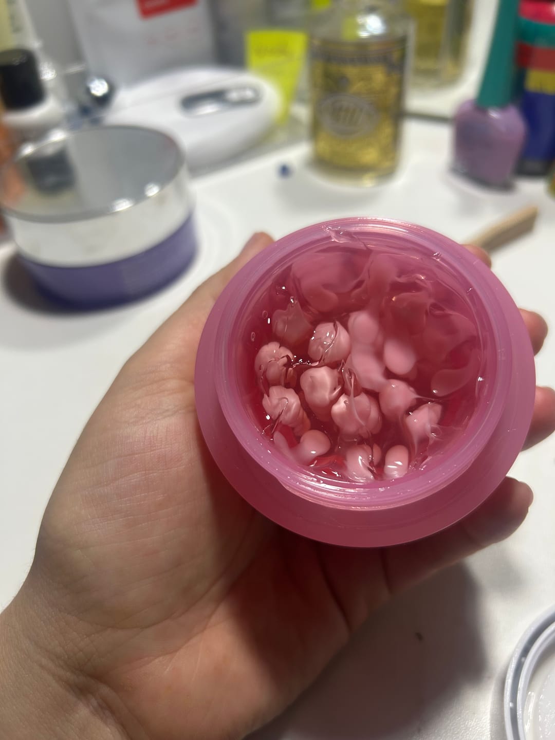Customer photo review of PDRN Pink Collagen Capsule Cream
