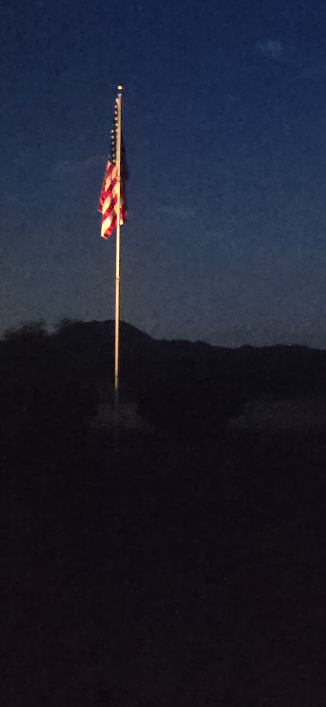 Customer photo review of 4' x 6' American Flag