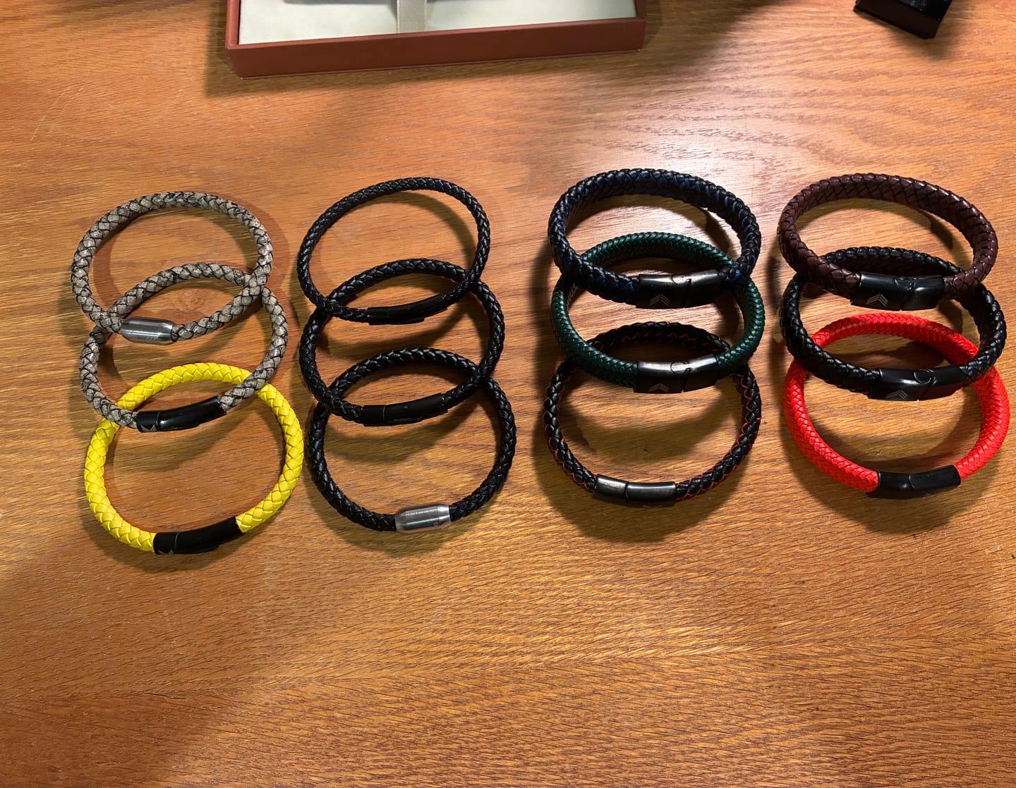 Customer photo review of Vertig Leather Bracelet Yellow