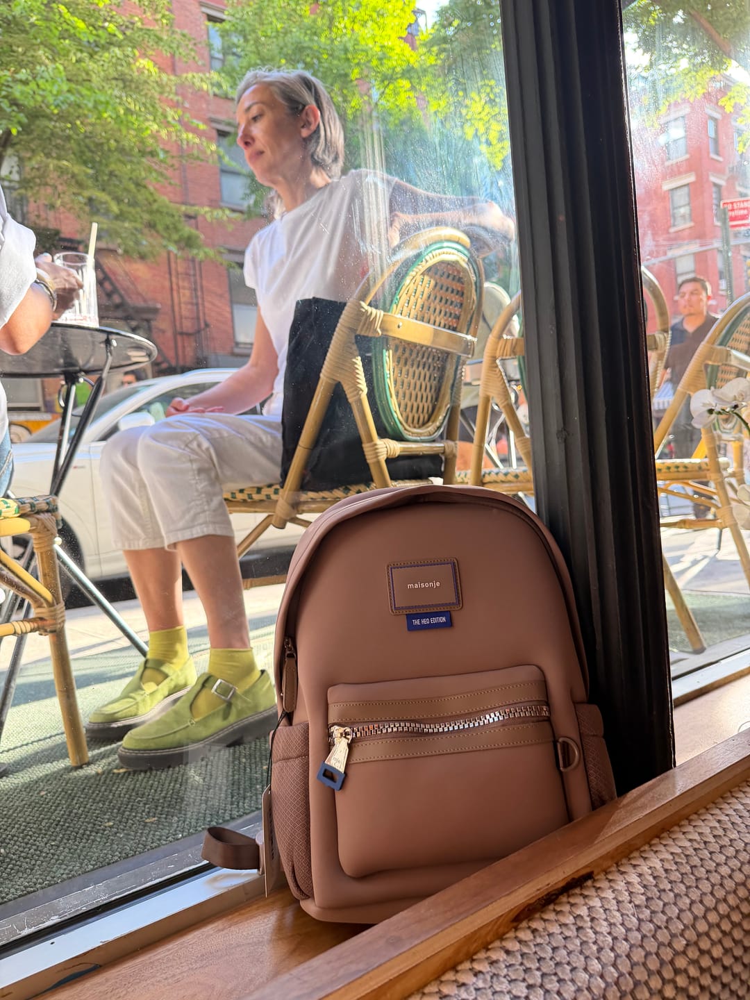 Customer photo review of 'My Petite' backpack in Black