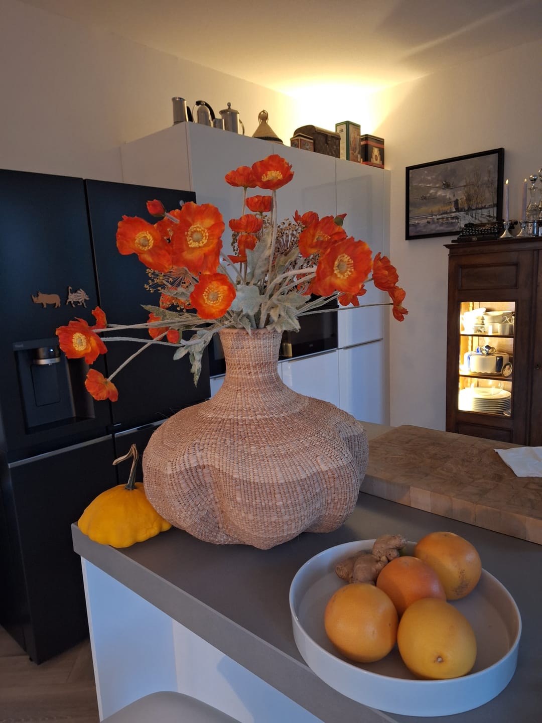 Customer photo review of Zijden Klaprozen - Oranje