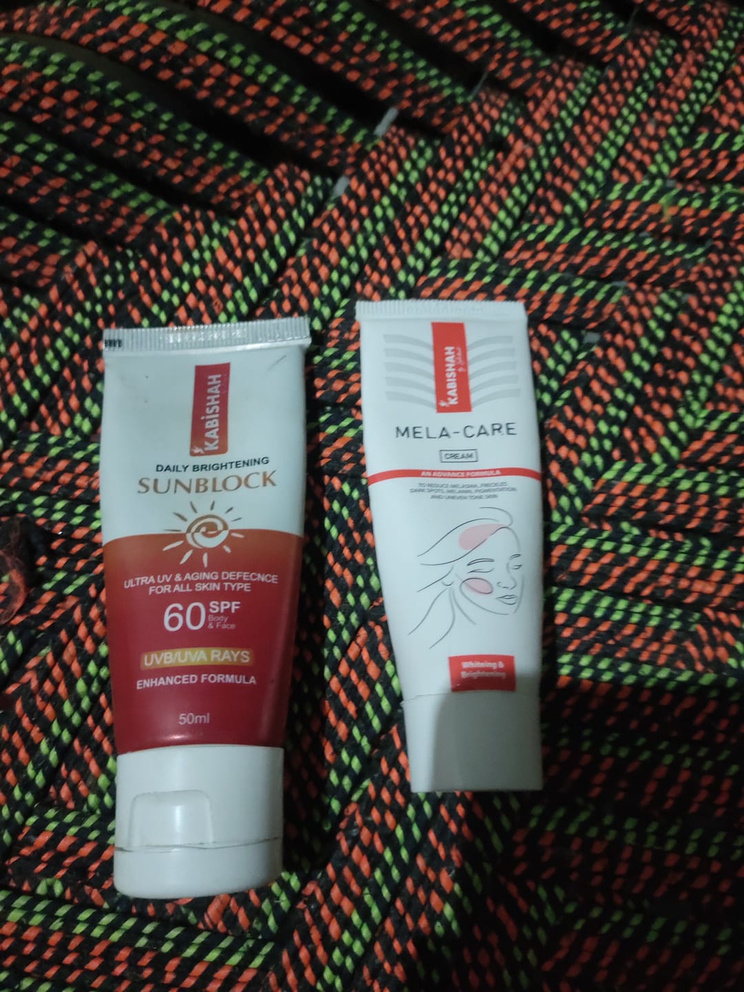 Customer photo review of Pigmentation Bundle: Face Wash & Melasma Cream Duo