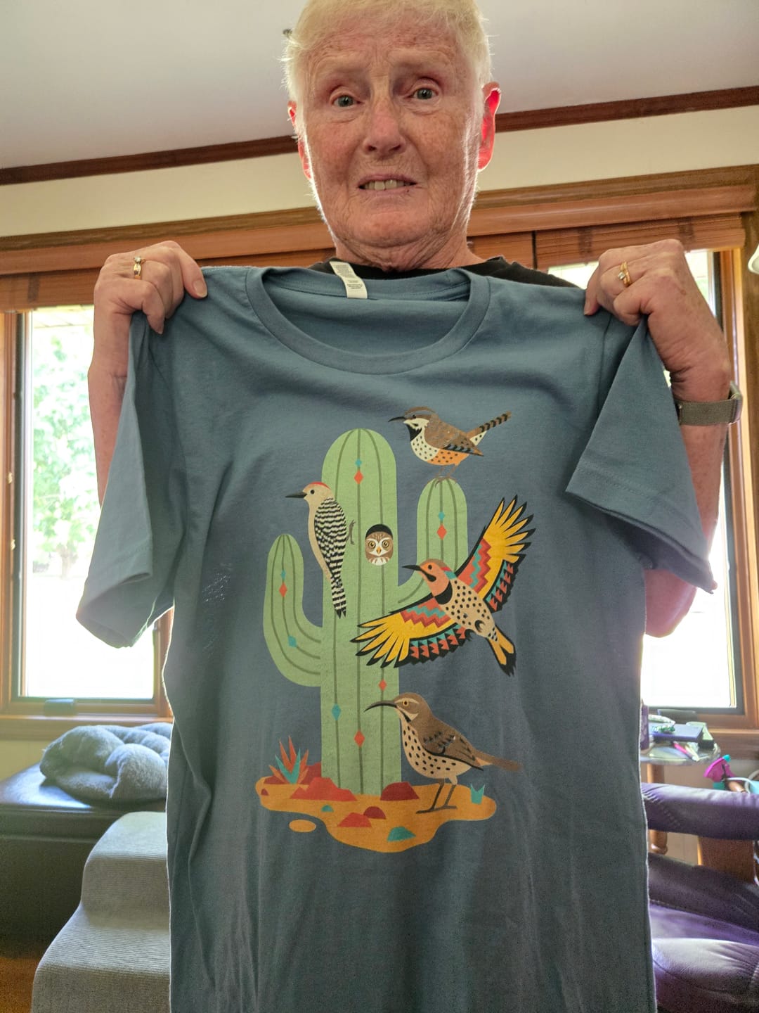 Customer photo review of Southwest Bird Faves Tee
