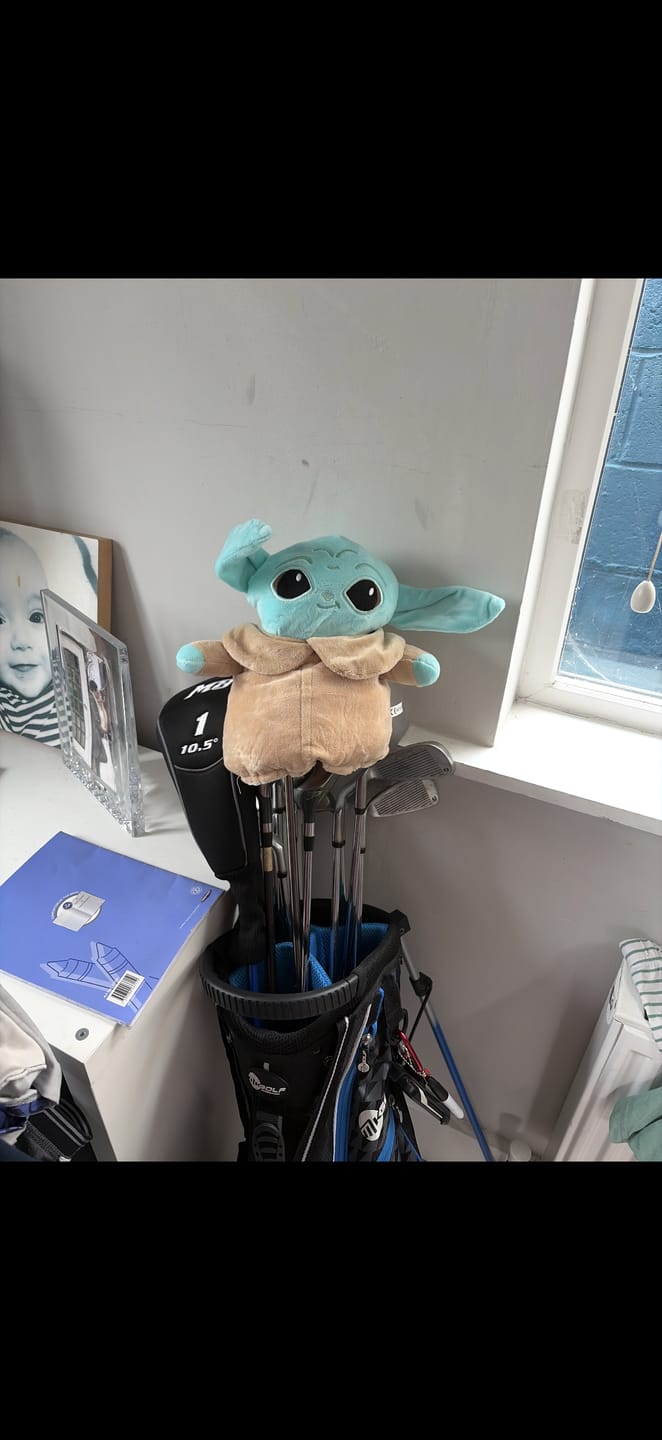 Customer photo review of Baby Yoda I | Wood Cover