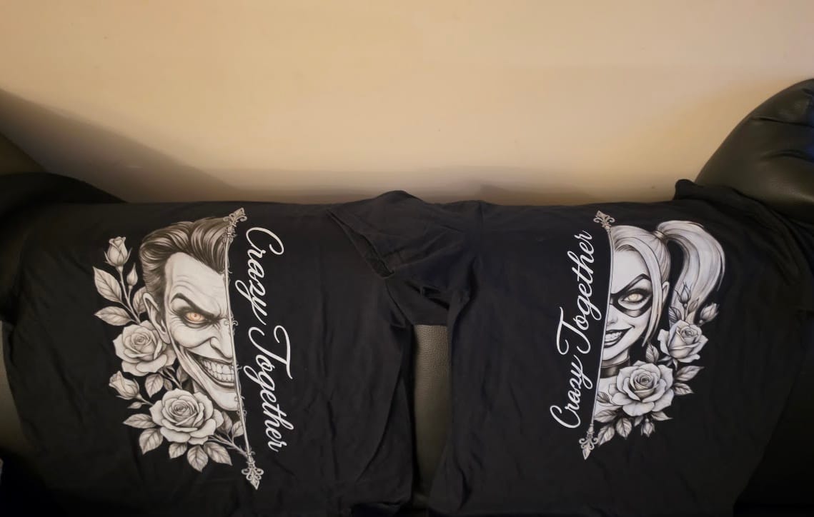 Customer photo review of Crazy together 2 - Shirt Unisex Backprint ***