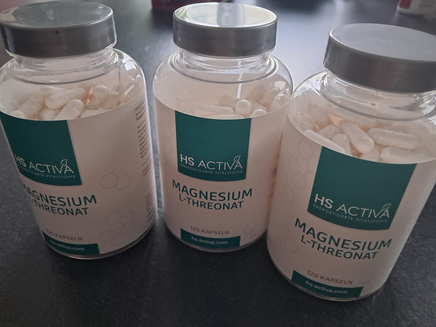 Customer photo review of Magnesium L-Threonat Vorteilspaket | 4 Dosen + Schlaf Gut gratis