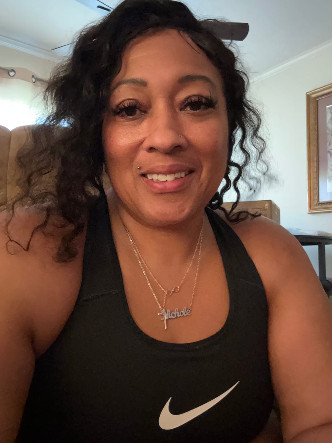 Customer photo review of Custom Name Necklace