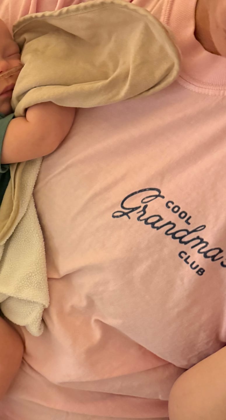 Customer photo review of Cool Grandmas Club (Left Chest)
