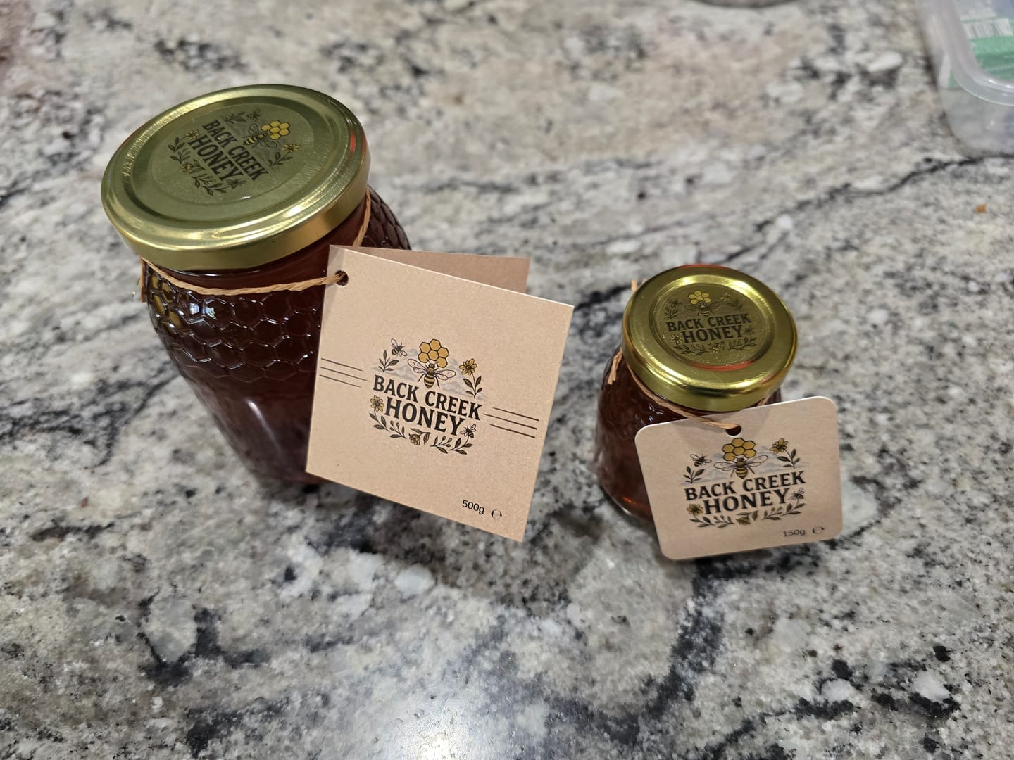 Customer photo review of Circle Sheet Labels - Clear