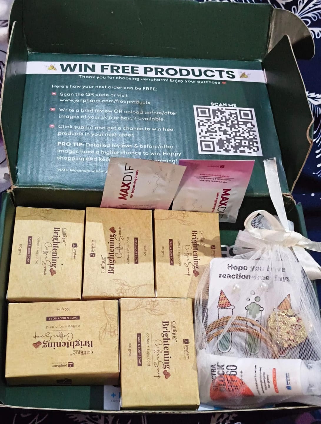Customer photo review of Brightening Coffee Soap