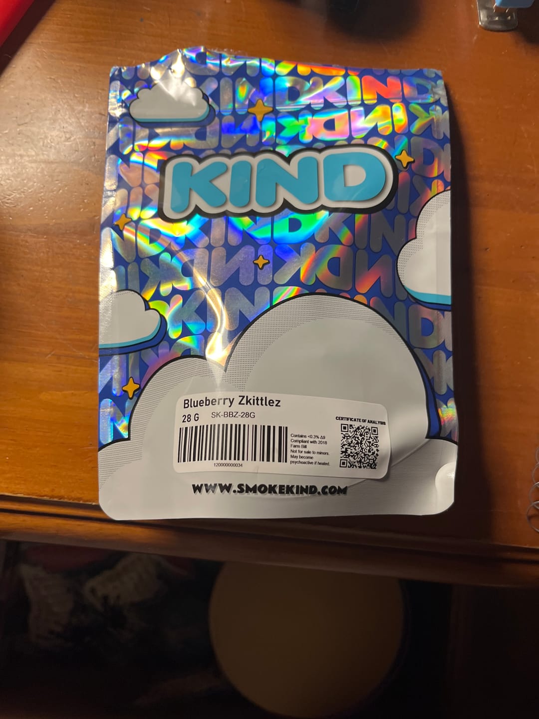 Customer photo review of Blueberry Zkittlez - 28 Grams - Indica